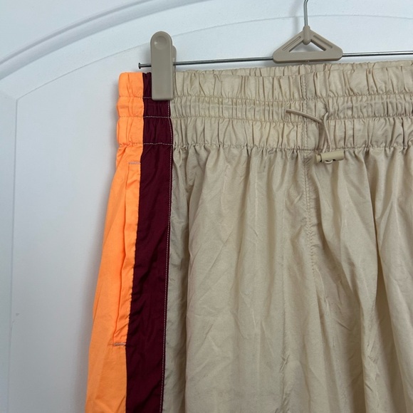 Free People Movement End Zone Track Striped Wide Leg Nyon Cargo Pants size XS - Picture 7 of 14